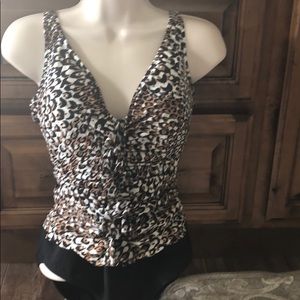 One piece bathing suit